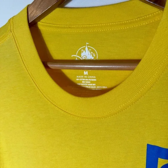 Disney Parks Walt Disney World Unisex Yellow/Blue Long Sleeve Shirt M - Picture 6 of 6